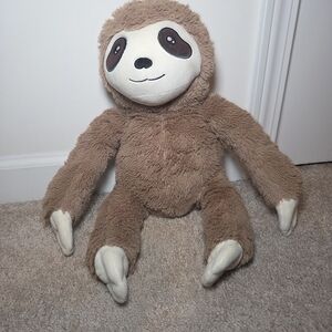 Brown Plush Sloth Stuffed Animal - Soft Kids Toy